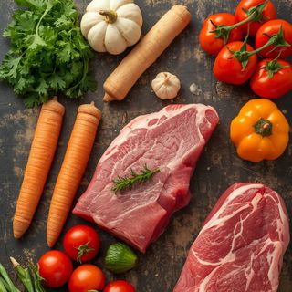 Rind, Schulter, Braten, roh