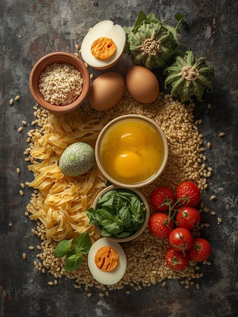 Pasta without egg, whole grain, boiled in salt water (unjodated)