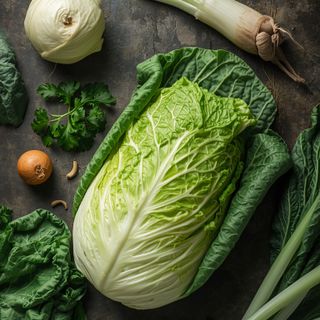 Chinese cabbage, steamed (without added fat and salt)