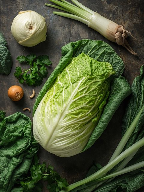 Chinese cabbage, steamed (without added fat and salt)