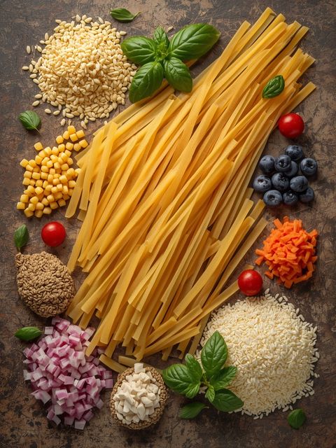 Pasta, whole grain, dry