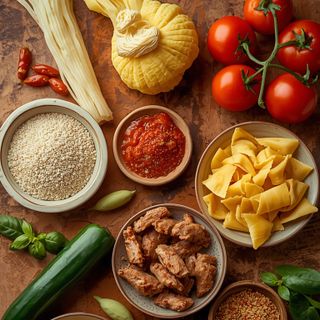 Pasta, fresh, stuffed with meat, cooked (no added fat or salt)