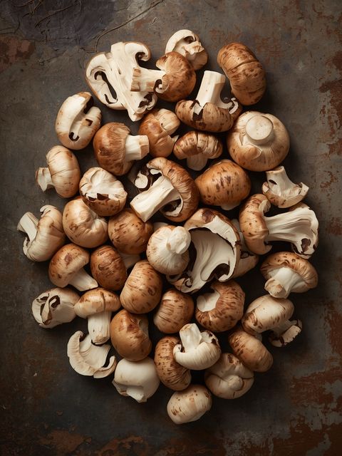 Mushrooms (cut), steamed (without addition of fat and salt)
