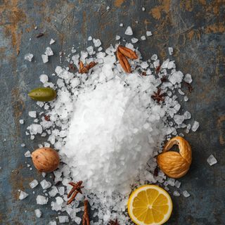 Salt with iodine and fluorine