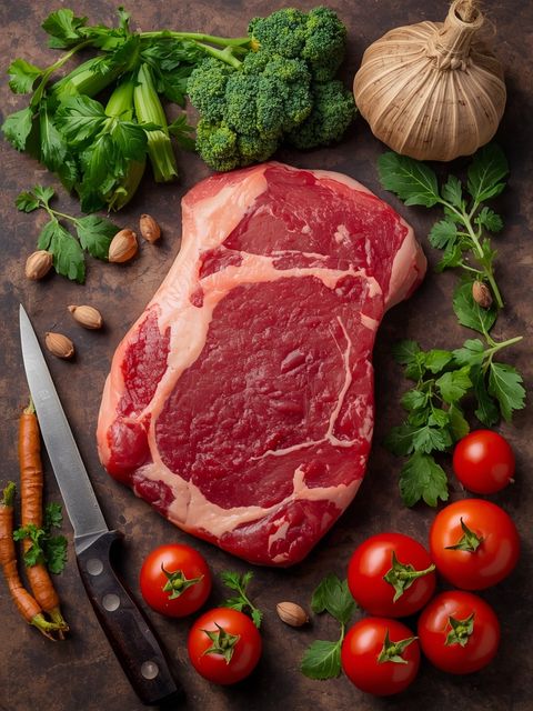 Rindfleisch, mager, roh
