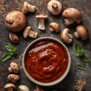 Pilzsauce, gebunden