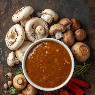 Pilzsauce, gebunden