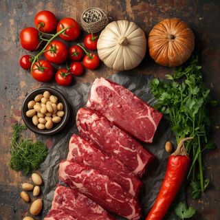 Wildfleisch (geschnitten), roh