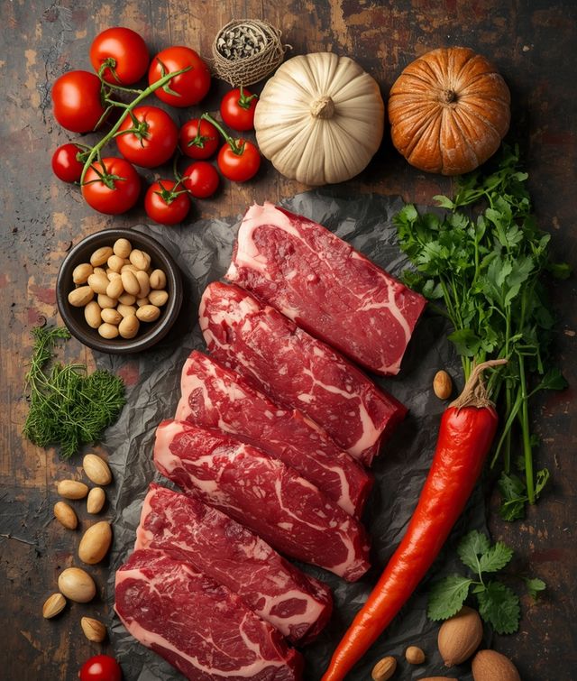 Wildfleisch (geschnitten), roh