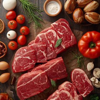 Wildfleisch (geschnitten), roh