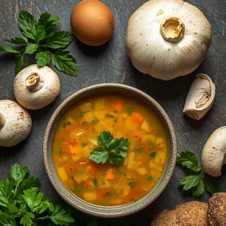 Pilzsuppe