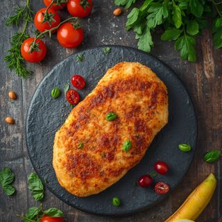 Cordon bleu aus Kalbsplätzli, gebraten