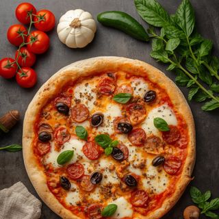 Pizza al tonno, pieczone