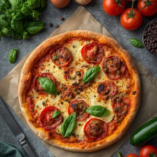 Pizza al tonno, pieczone