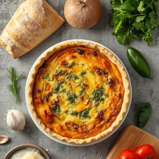 Baked Quiche Lorraine (with Puff Pastry)