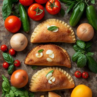 Pizza Calzone, Baked