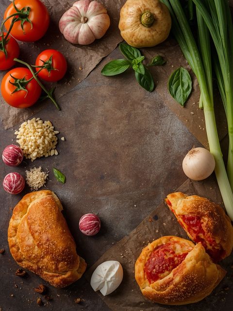 Pizza Calzone, Baked