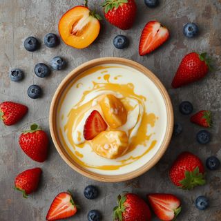 Jogurt sojowy z owocami lub smakiem