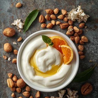 Sojajoghurtalternative mit Früchten oder Aroma, mit Calcium angereichert
