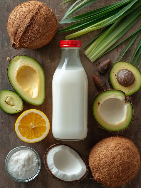 Coconut drink, natural