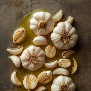 Garlic in Oil, Drained