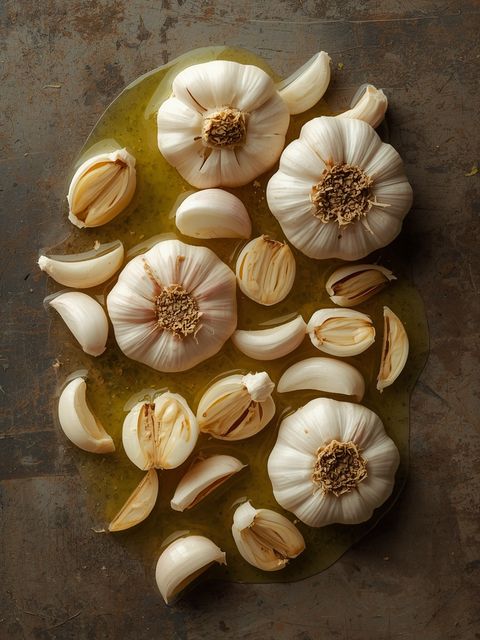 Garlic in Oil, Drained