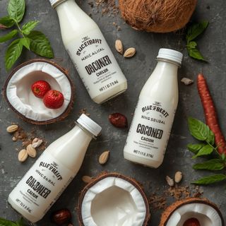 Kokosnussgetränke, natürlich, mit Calcium und Vitaminen angereichert