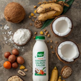 Coconut drinks, natural, enriched with calcium and vitamins