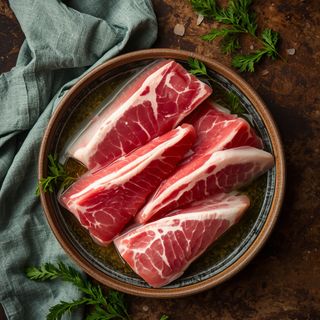 Tuna in water, drained