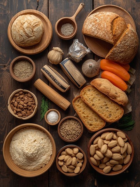 Rye bread from rye meal
