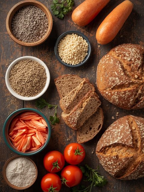 Rye bread from rye meal