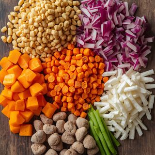 Raw pellet products (cut)