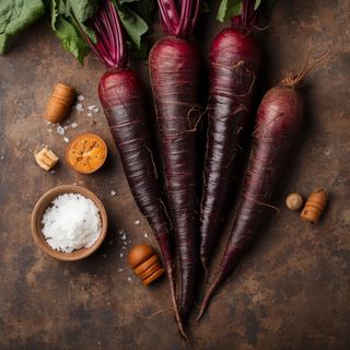 Black root, steamed (no added salt)