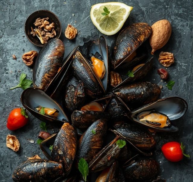 Mussel, Raw