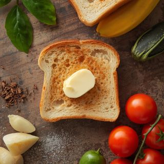 Toastbrot mit Butter
