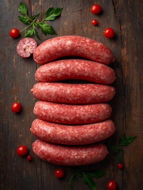 Raw sausages / permanent sausages (vertical)