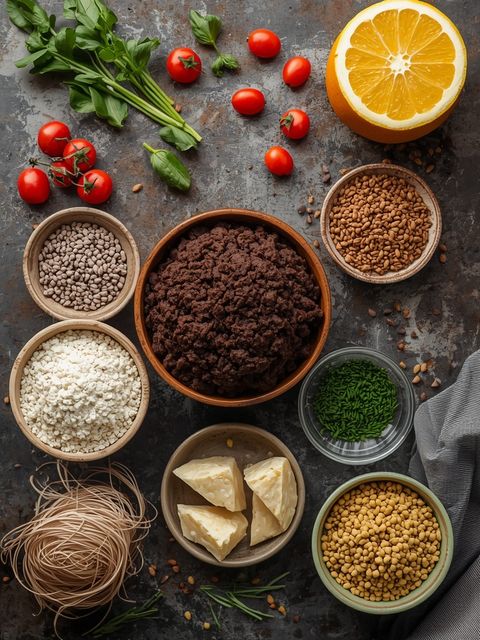 Polenta nera (from cornmeal and buckwheat flour), boiled