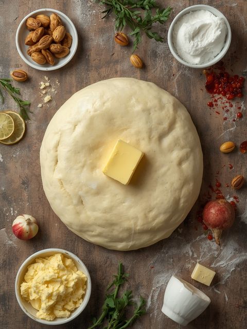 Pastry Dough (with Butter), Unbaked