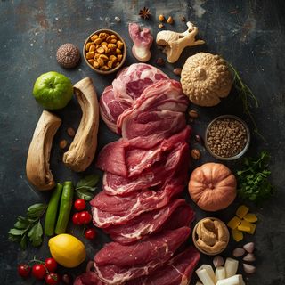 Geschnetzeltes (durchschnitt aus rind, kalb, schwein, geflügel), roh