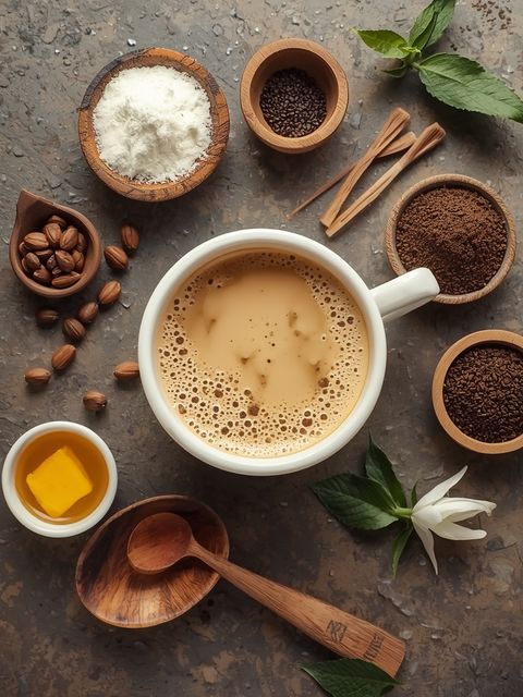 Light unsweetened milk coffee