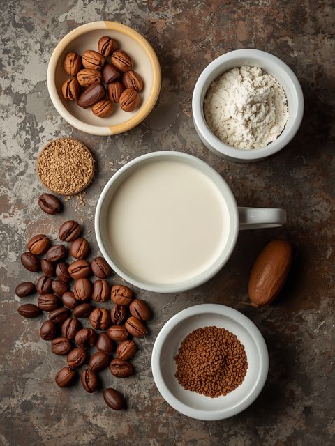 Milchkaffee hell, ungezuckert