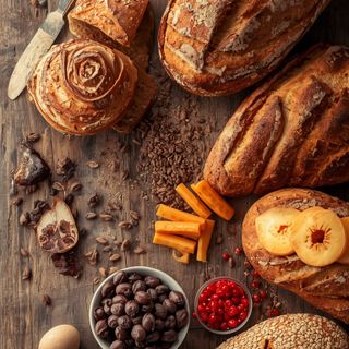 Toast bread, dark or multigrain