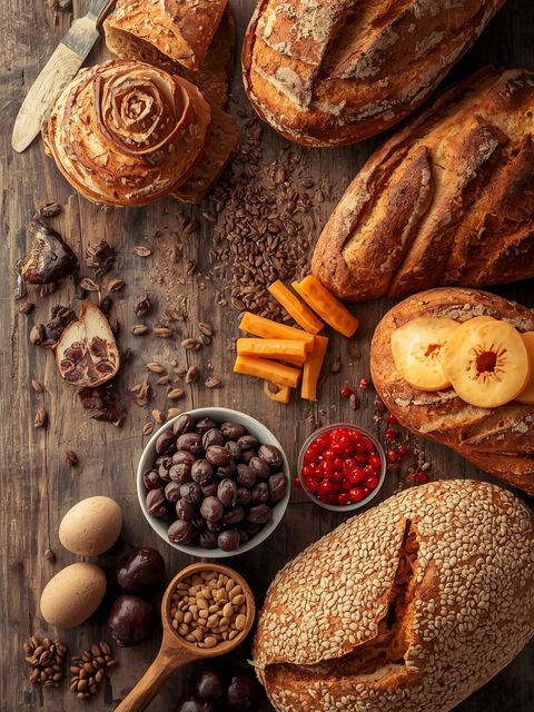 Toast bread, dark or multigrain