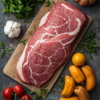 Calf, Breast, Boiled (No Added Fat or Salt)