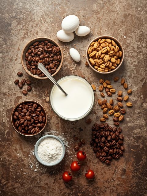 Milchkaffee, ungezuckert