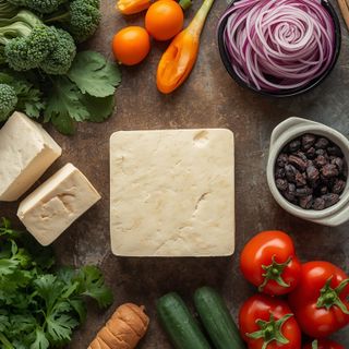 Tofu, fest, Natur