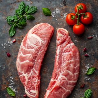 Pork, Filet, Fried (Without Added Fat and Salt)