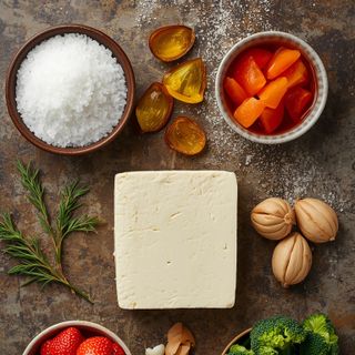 Tofu, solid, natural (prepared with calcium salt)