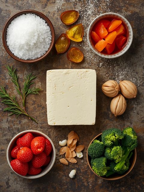 Tofu, solid, natural (prepared with calcium salt)