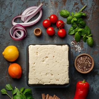 Tofu, solid, natural (prepared with calcium salt)